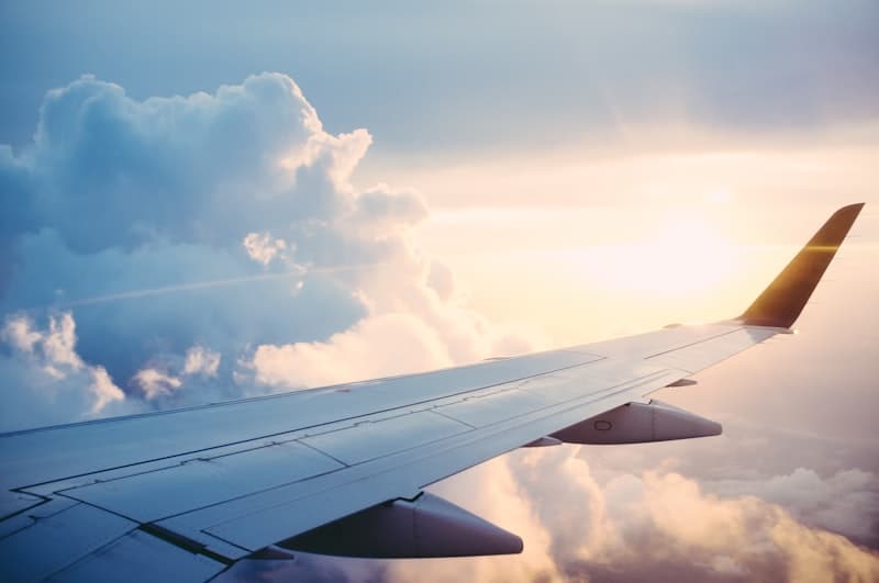 International air cargo plane for global shipping